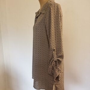 Pleione ToElegant Geometric Print Blouse